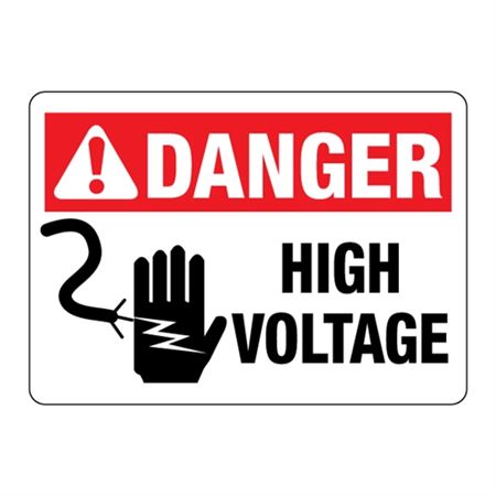 ANSI DANGER High Voltage